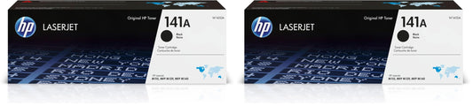 HP 141A Black Toner Cartridge | Works with LaserJet M110,LaserJet MFP M139,M140 | W1410A,(Pack of 2)
