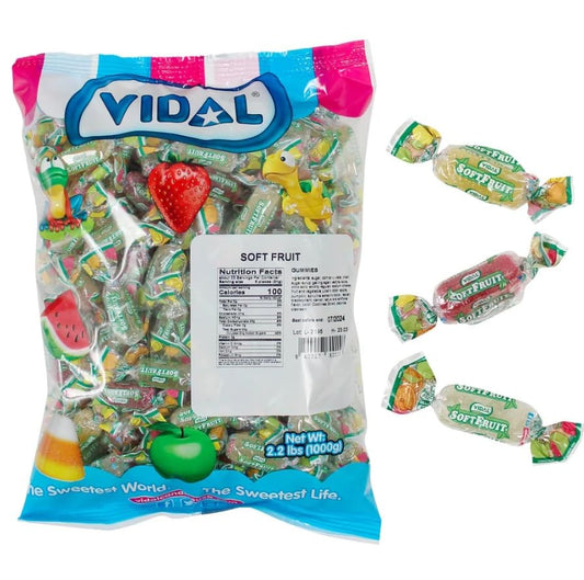 Vidal Soft Fruit Jelly Gummies 2.2 lbs