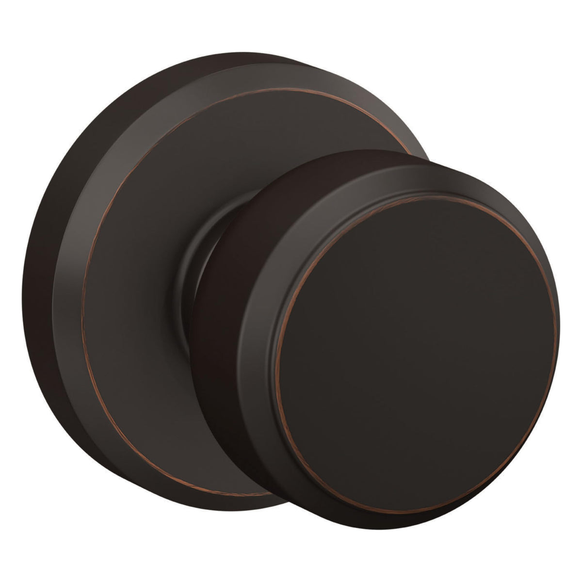 Schlage Knob with Greyson Trim F170 BWE 716 GSN