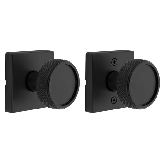 Kwikset Raya Hall/Closet Doorknob Matte Black