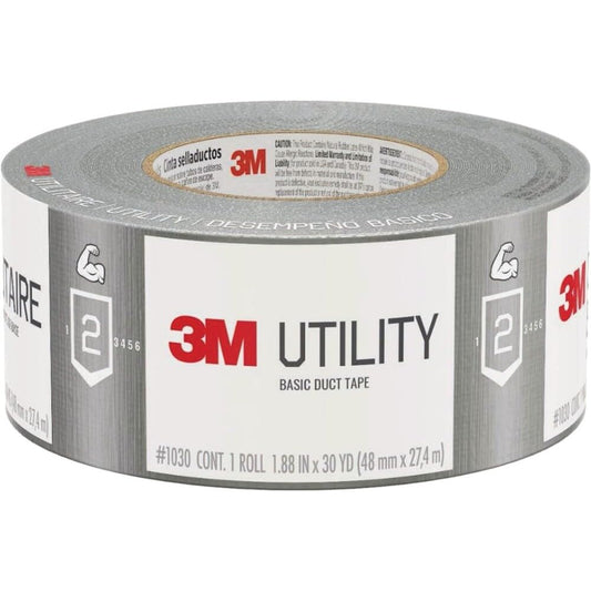 3M Basic Duct Tape , 1.88in x 30yd (48mm x 27.4m)