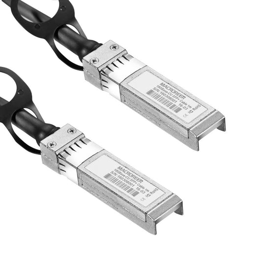 10G SFP+ DAC Twinax Cable, Passive Direct Attach Copper SFP Cable, Compatible with Dell (Force10) CBL-10GSFP-DAC-2M, 2-Meter, Ethernet Network DAC