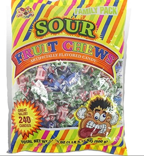 Alberts Sour Fruit Chews 240ct Bag