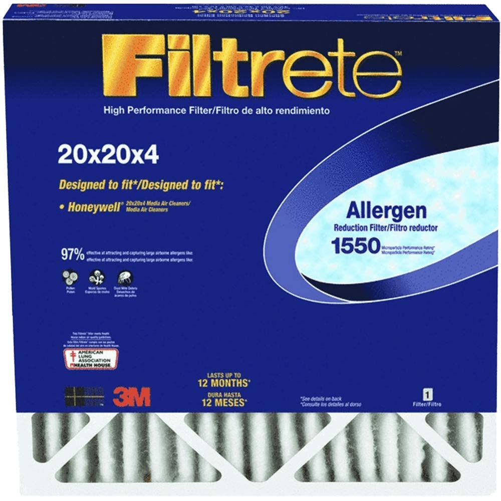 3M Filtrete Ultra Allergen Furnace Filter 20x20x4