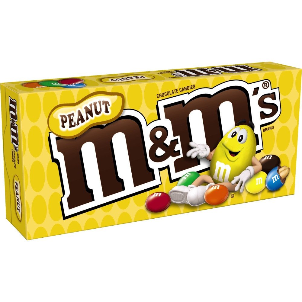 M&M'S Peanut Chocolate Candy 3.1oz Box