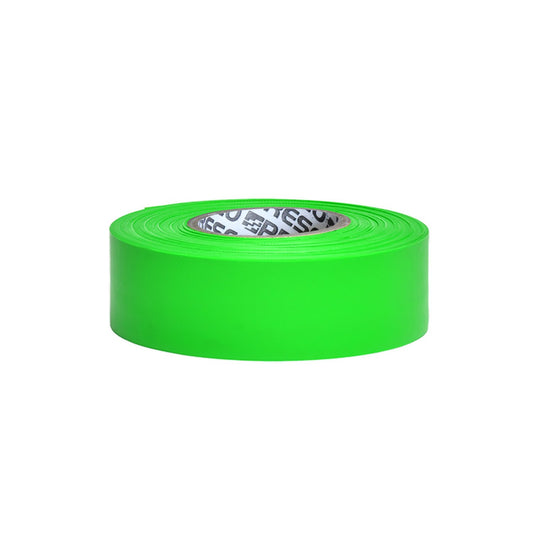 Presco PresGlo Taffeta Flagging Tape 1-3/16in x 50yd Neon Green