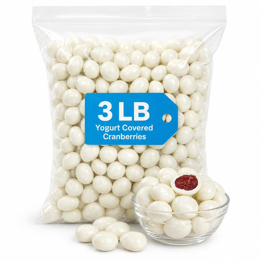 Bulk Yogurt Covered Cranberries 3 lb Bag