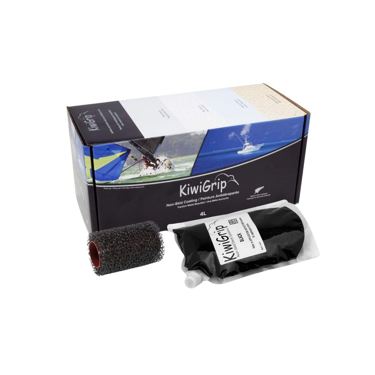 KiwiGrip Non-Skid Coating Black 4L