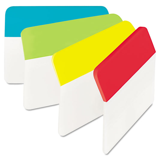 3M Post-it 686AALYR Angled Tabs 24-Pack