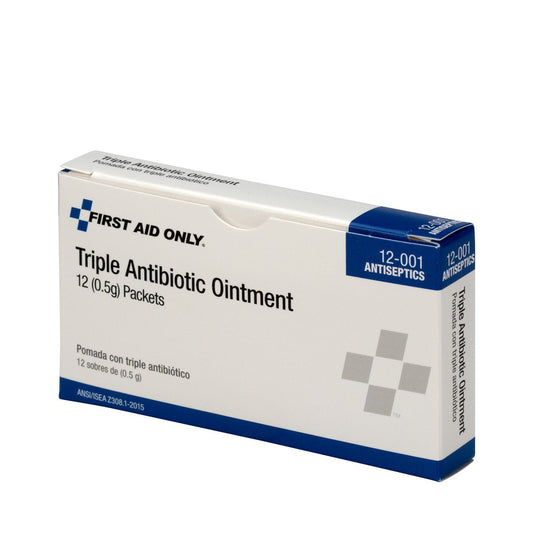 First Aid Only Triple Antibiotic Ointment Box of 12