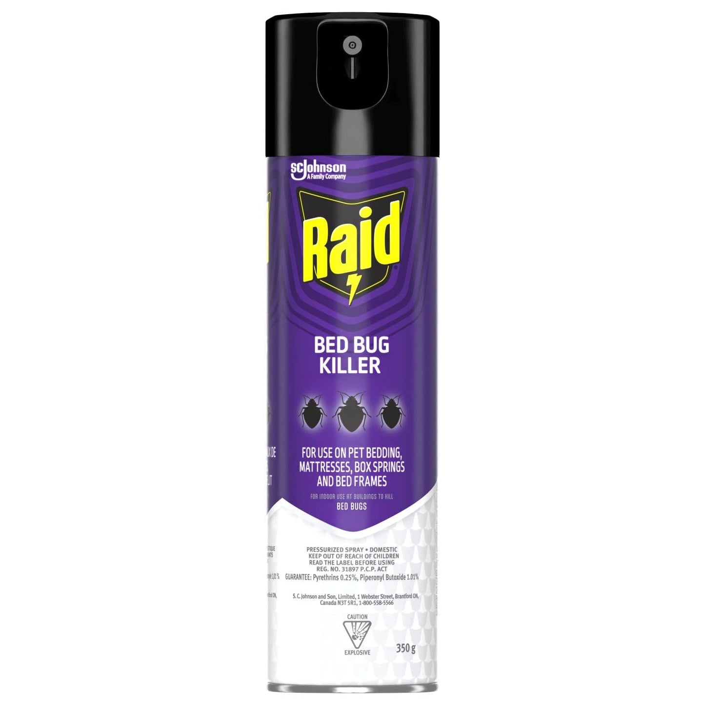 Raid Bed Bug Killer Spray 350g