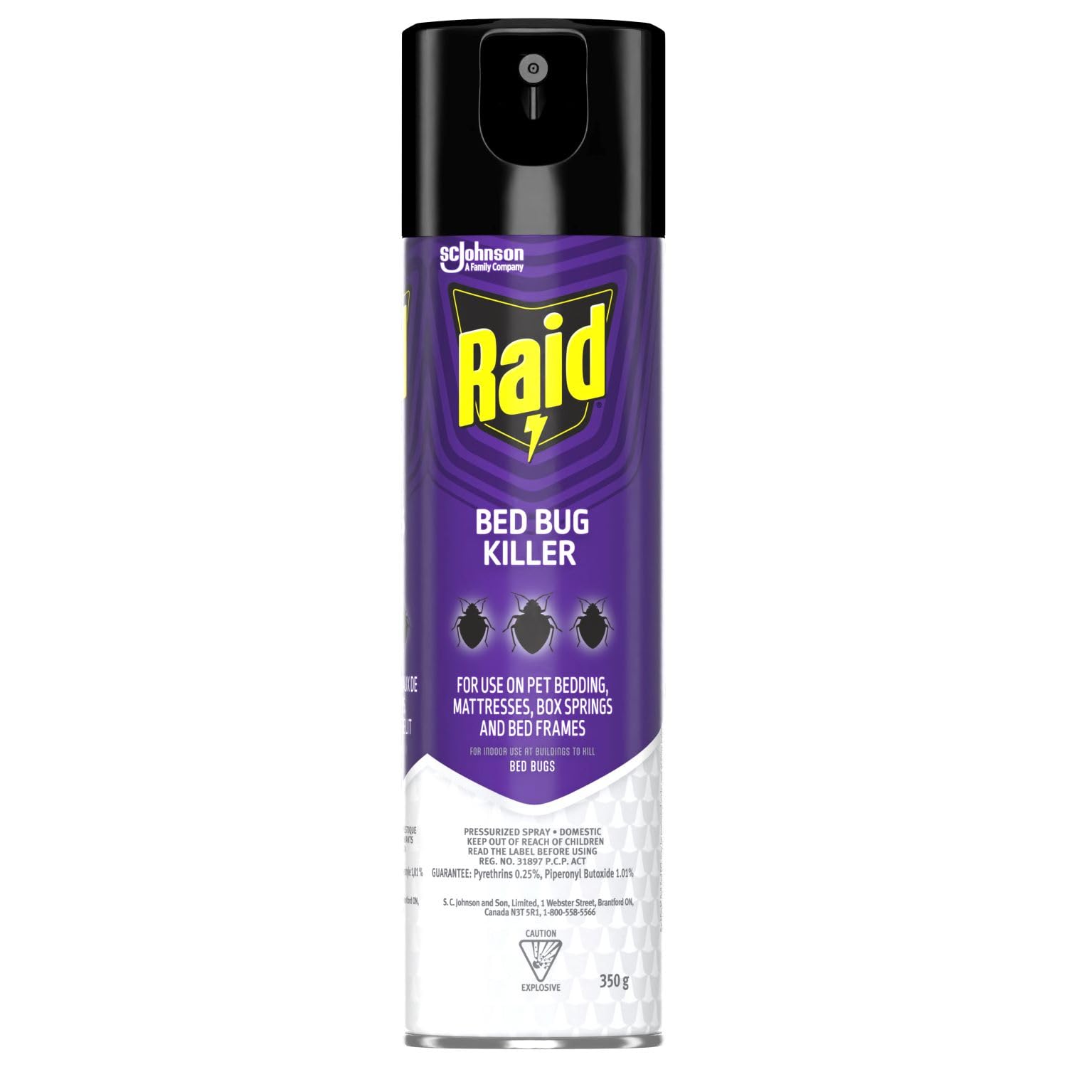 Raid Bed Bug Killer Spray 350g