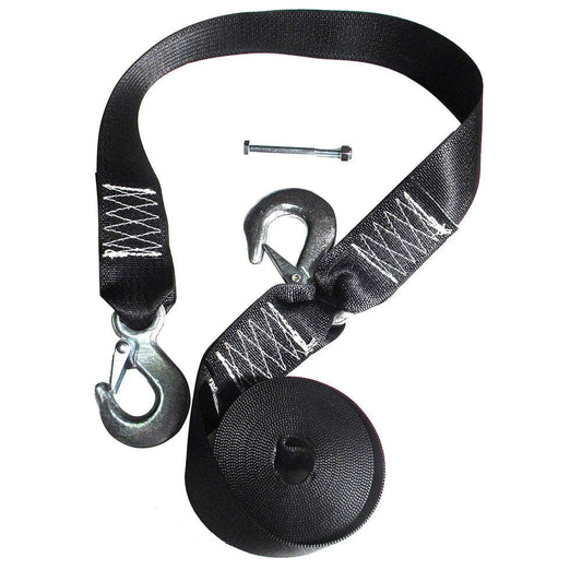 Rod Saver Winch Strap Replacement w/ Safety Strap 16ft