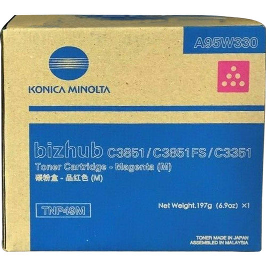 Konica Minolta TNP49M Magenta Toner Cartridge 12K