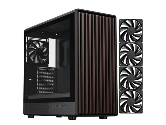 DIYPC DIY-ATX08-Wood ATX Mid Tower Case