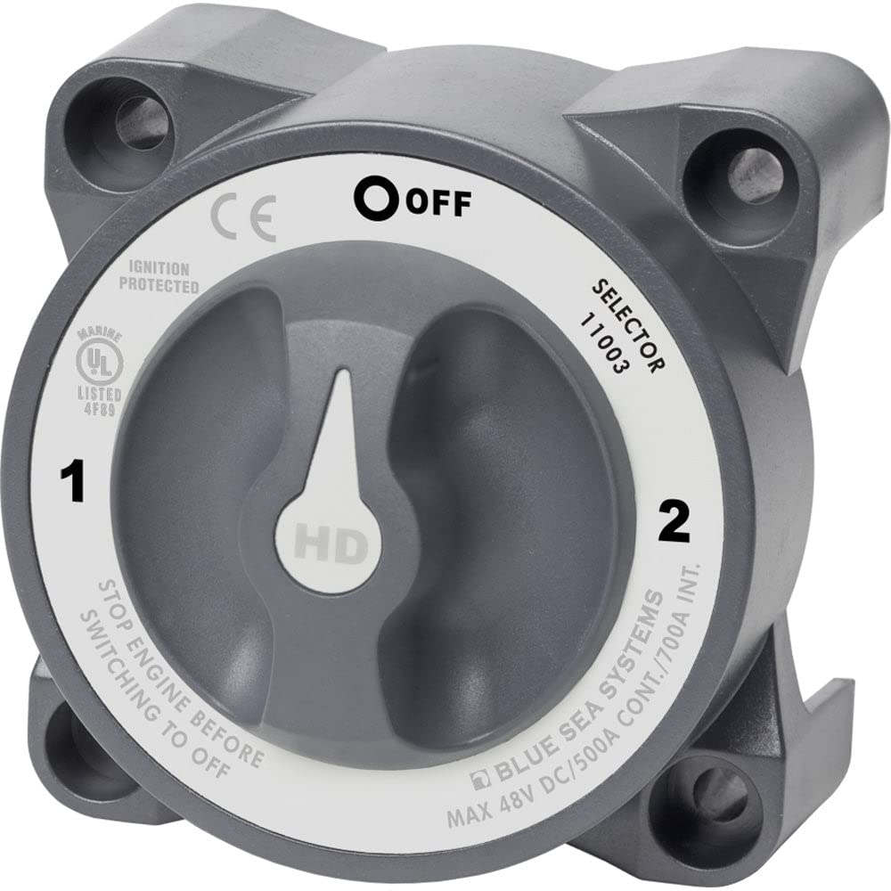 Blue Sea Systems 11003 HD-Series Battery Switch with AFD
