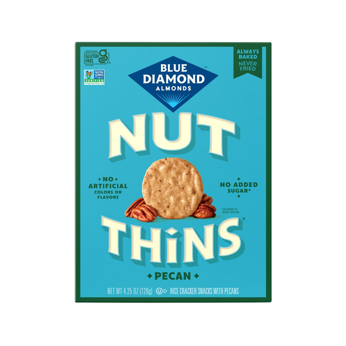 Blue Diamond Almonds Pecan Thins 4.25 oz