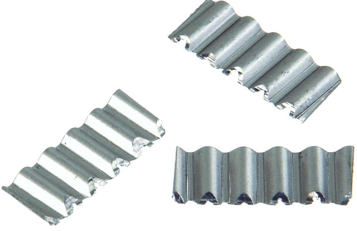 Hillman Corrugated Joint Fastener 3/8" No.5 Steel, 100 Pack