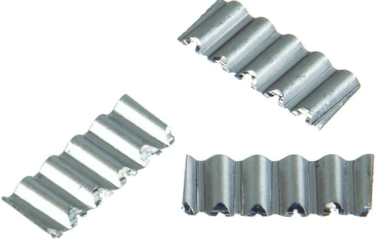 Hillman Corrugated Joint Fastener 3/8" No.5 Steel, 100 Pack