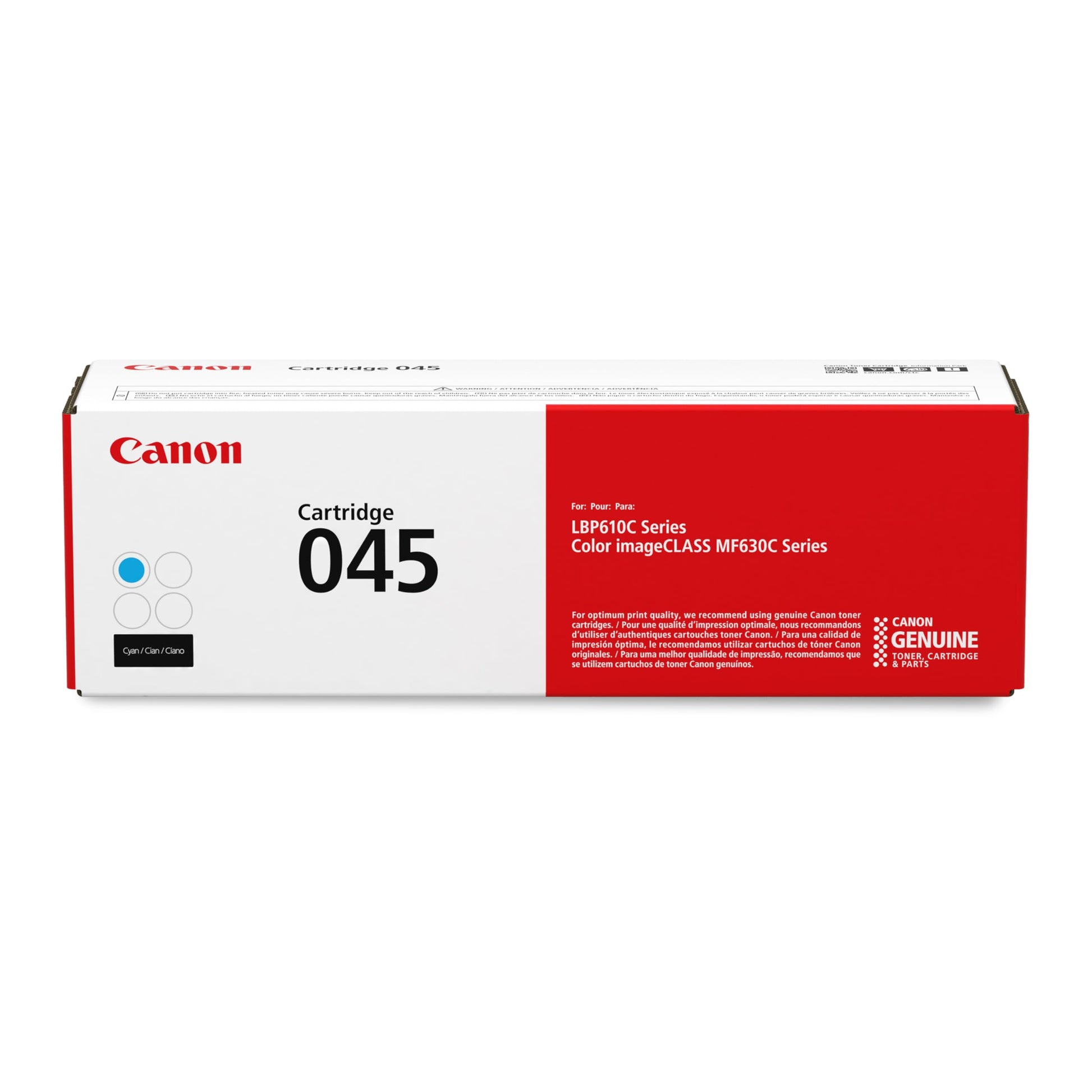 Canon 045 Cyan Toner Cartridge LBP612Cdw/MF632Cdw