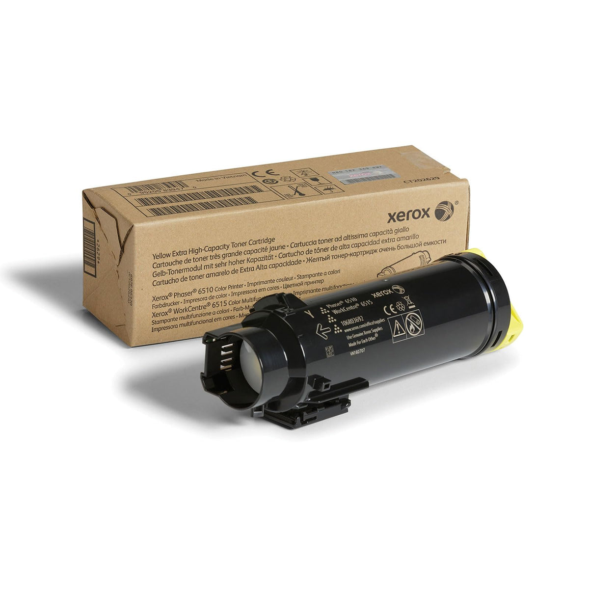 Xerox Phaser 6510/Workcentre 6515 Yellow Extra High Capacity Toner Cartridge (4,300 Pages) - 106R03692