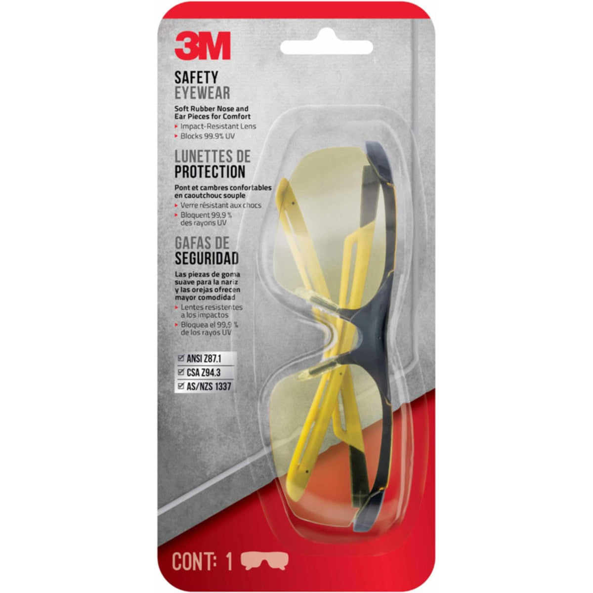 3M 3M™ Safety Eyewear Amber Co