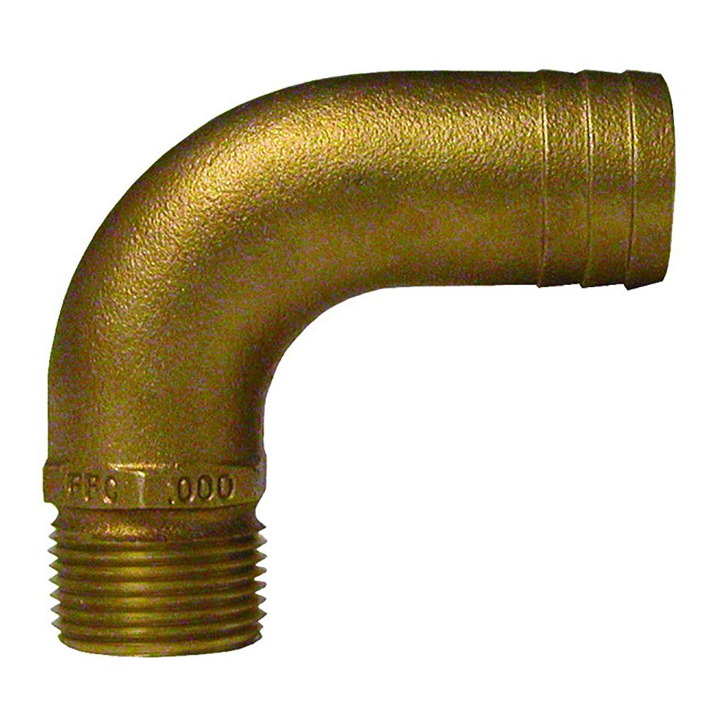 GROCO 3/4" NPT x 1" ID Bronze 90° Elbow Fitting FFC-750