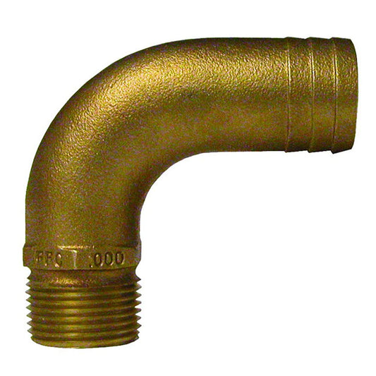 GROCO 3/4" NPT x 1" ID Bronze 90° Elbow Fitting FFC-750