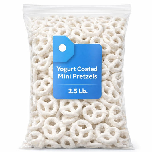 Bulk Yogurt Coated Mini Pretzels 2.5 lb