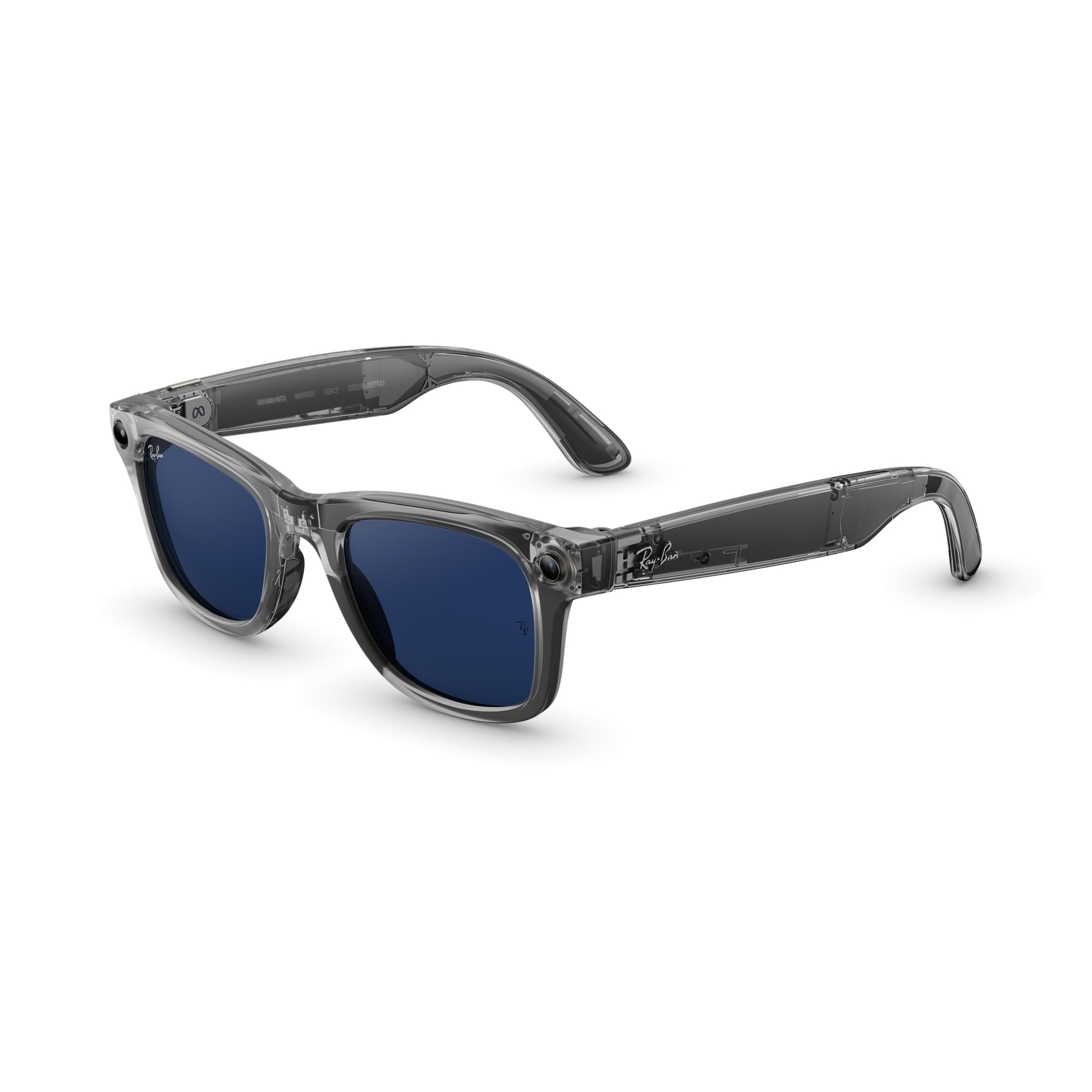 Ray-Ban Meta Wayfarer Gen 2 Shiny Transparent Grey