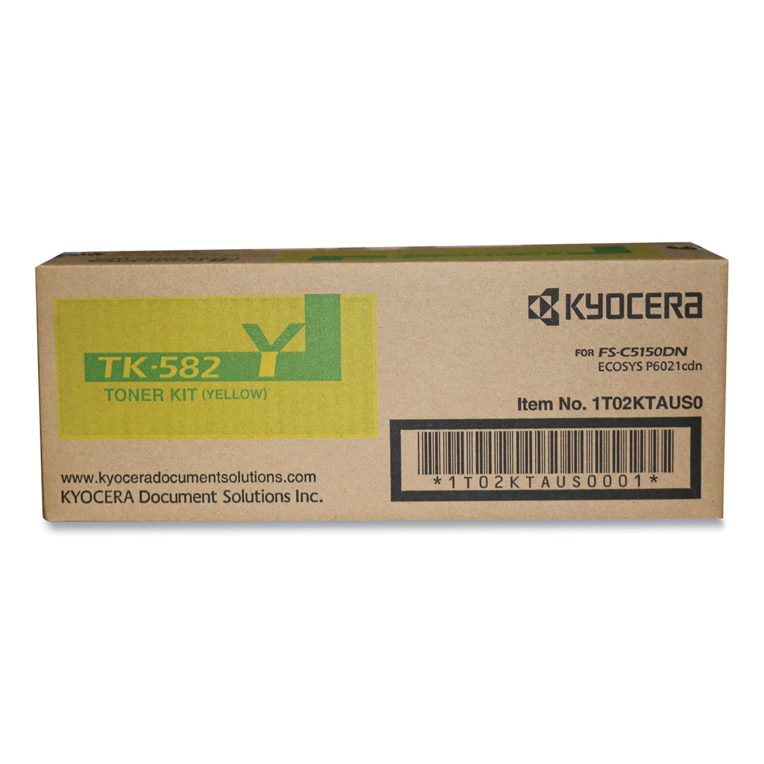 Kyocera TK-582Y Yellow Toner Cartridge 2,800 Pages