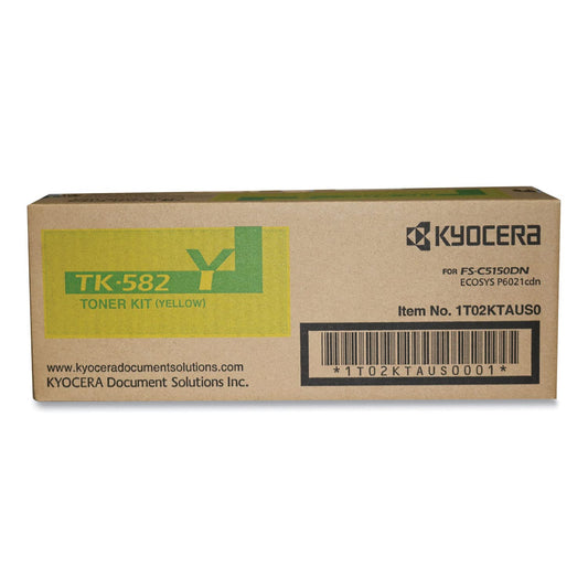 Kyocera TK-582Y Yellow Toner Cartridge 2,800 Pages