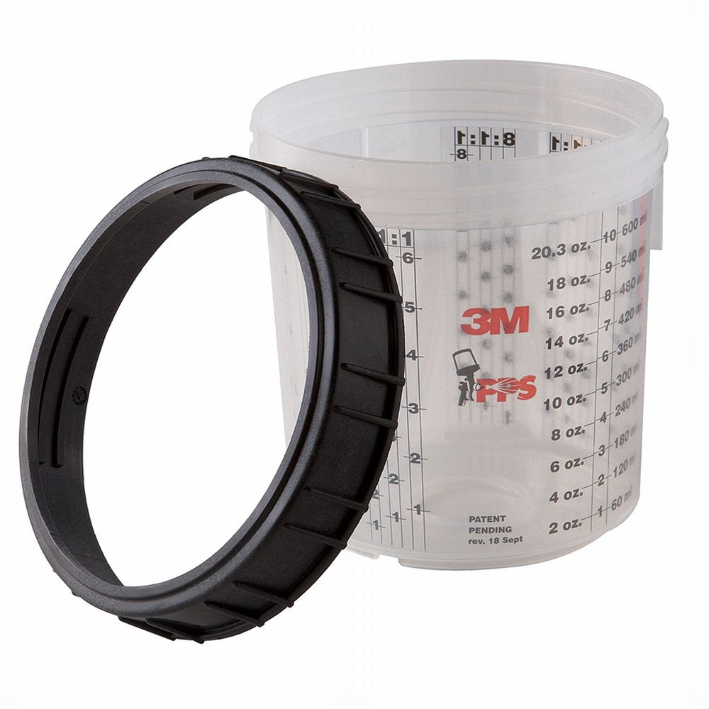 3M PPS Mixing Cup & Collar 22oz