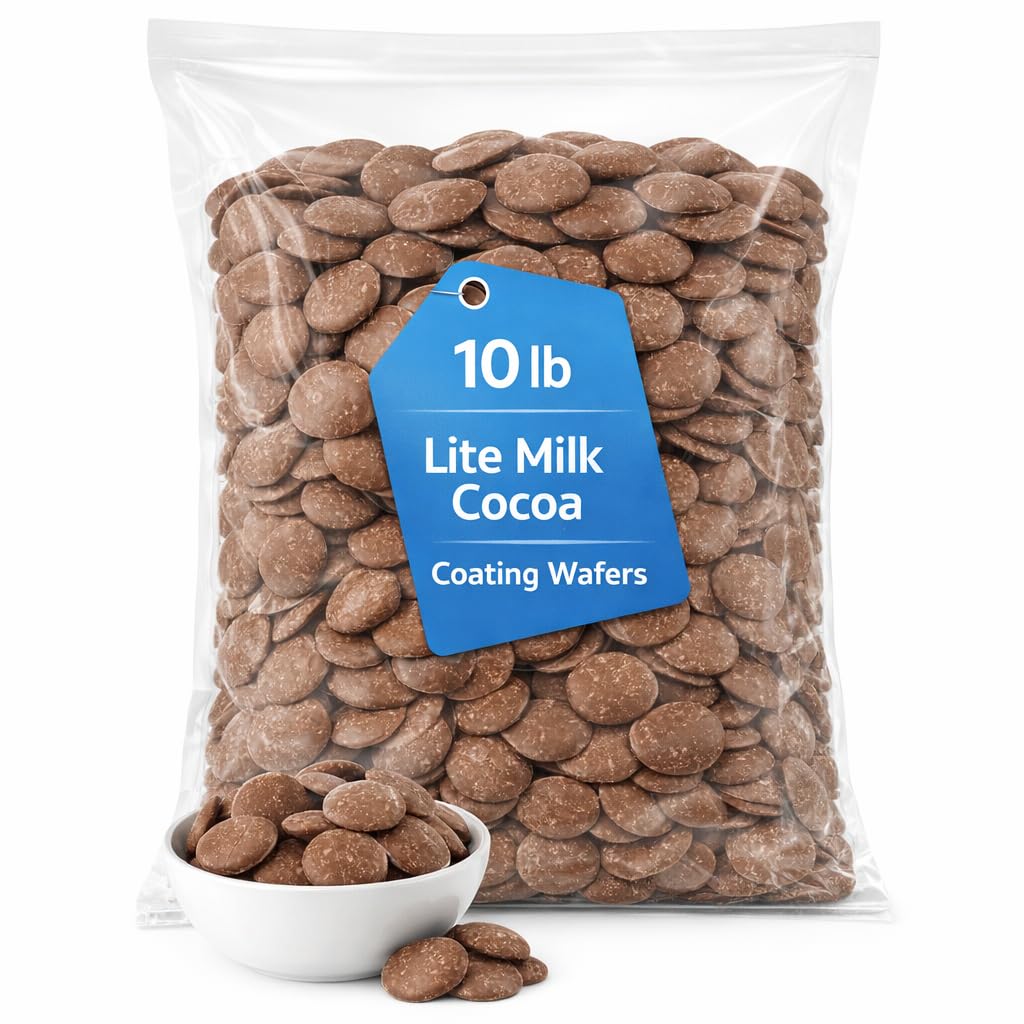 Coating Wafers Melting Wafers Cocoa Lite Milk 10 pounds 224045