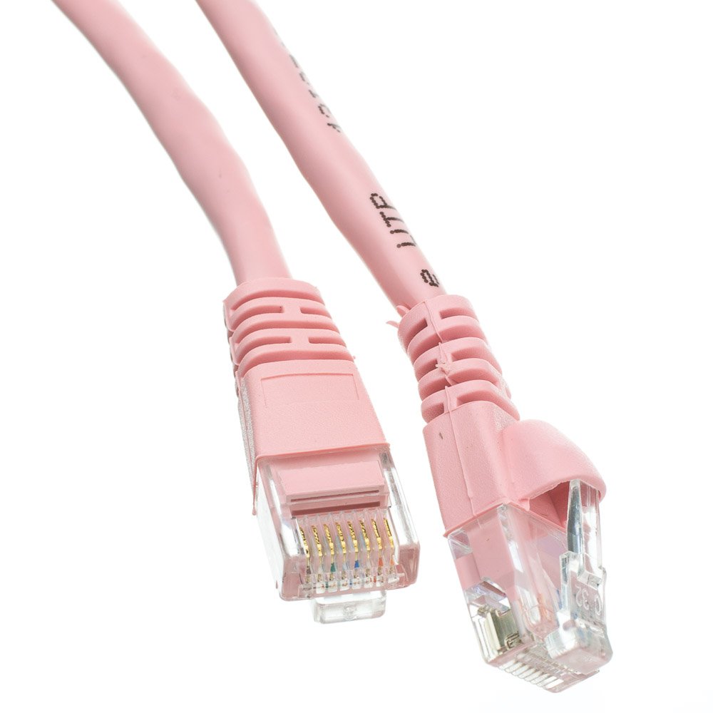CableWholesale Cat6 Ethernet Cable 10ft Pink