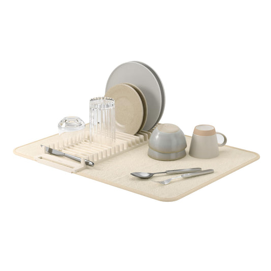 Umbra UDRY Rack & Drying Mat 330720-354 Linen Standard