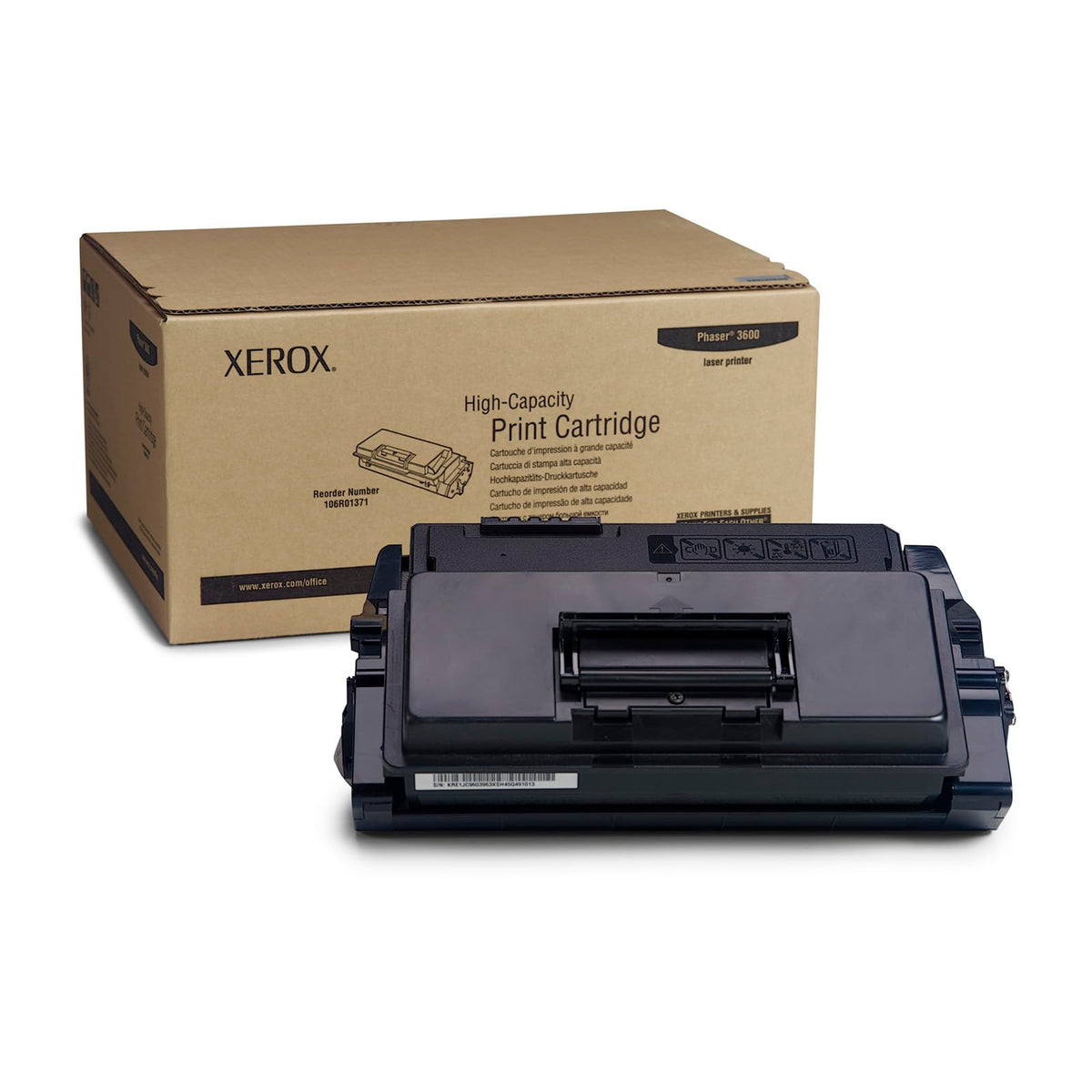 Xerox XER106R01371 Toner Cartridge High-Capacity (Black,1-Pack)