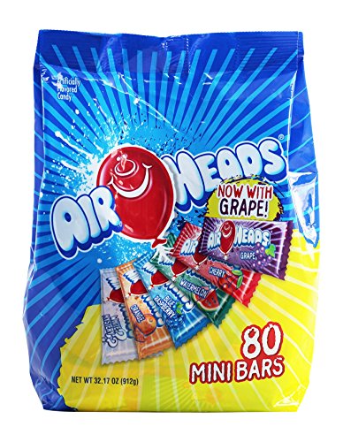 Airheads Mini Bars Gussett Bag 32.17oz 80ct