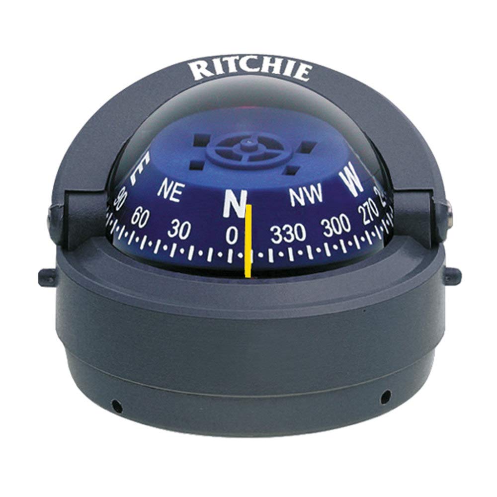 Ritchie S-53G Explorer Surface Mount Compass, Gray, 2 3/4"