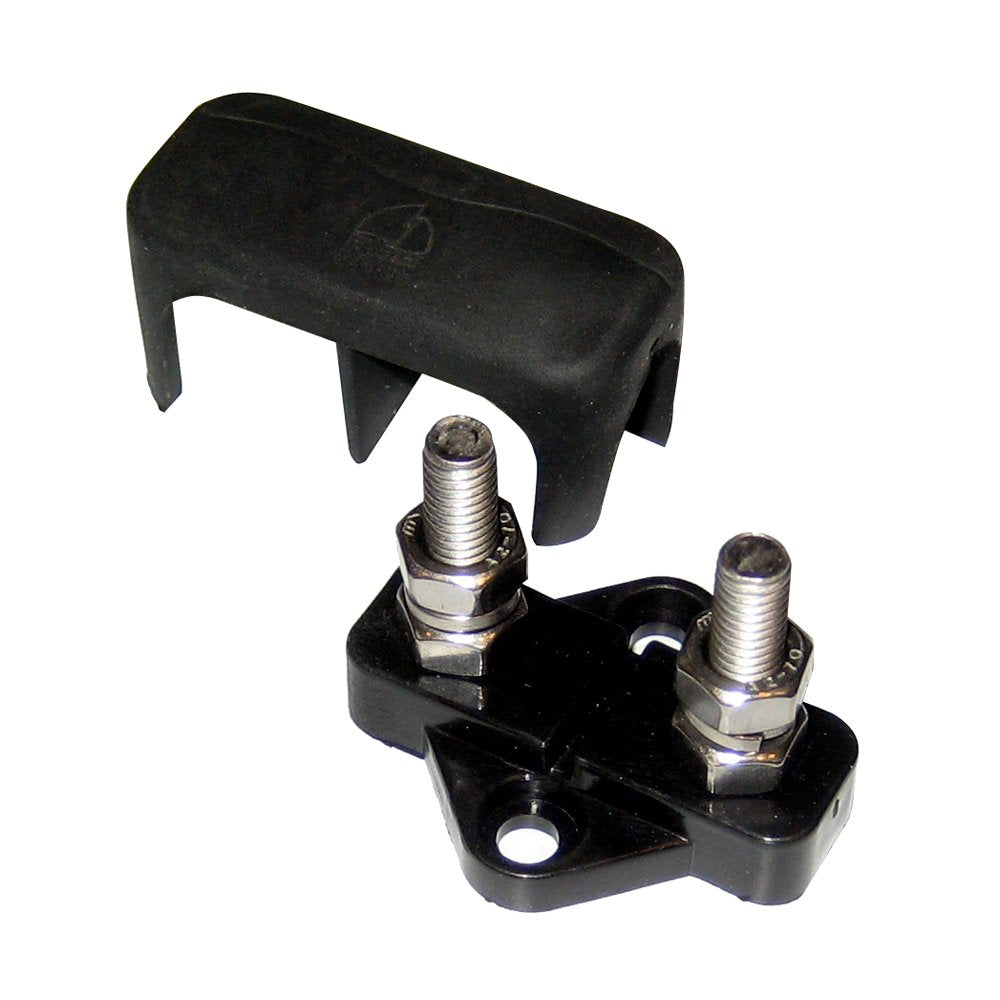 BEP IS-6MM-2/DSP IS-6MM-2/DSP Insulated Distribution Stud, dual 1/4" - (black base/cover)