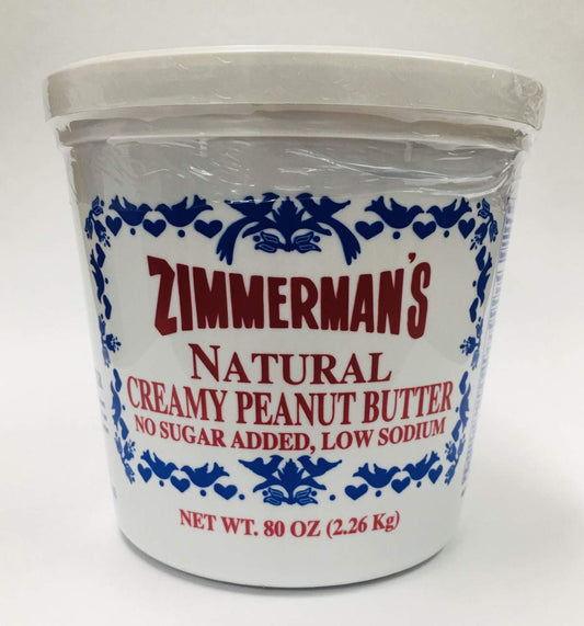 Zimmerman's Natural Peanut Butter 6/5lb