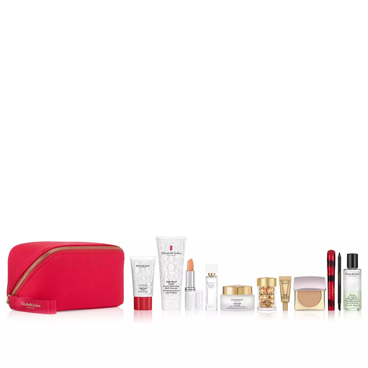 ELIZABETH ARDEN UNWRAP YOUR BEAUTY 12 PCS SET FOR WOMEN: ADVANCED CAP + LIFT & FIRM DAY/EYE CREAM, S