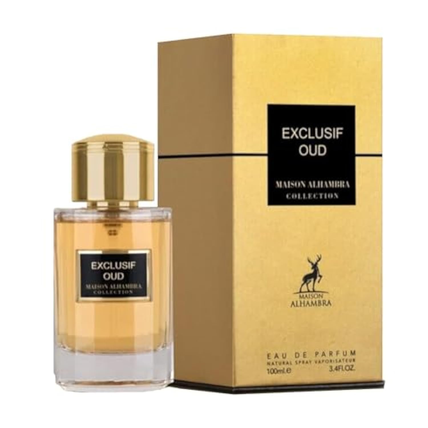 Exclusif Oud by Maison Alhambra for Unisex - 3.4 oz EDP Spray