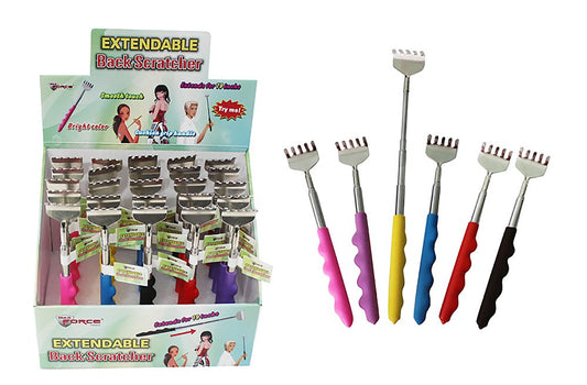 Diamond Visions 01-1818 Jumbo Eagle Claw Extendable Back Scratcher in Assorted Colors (1 Scratcher)