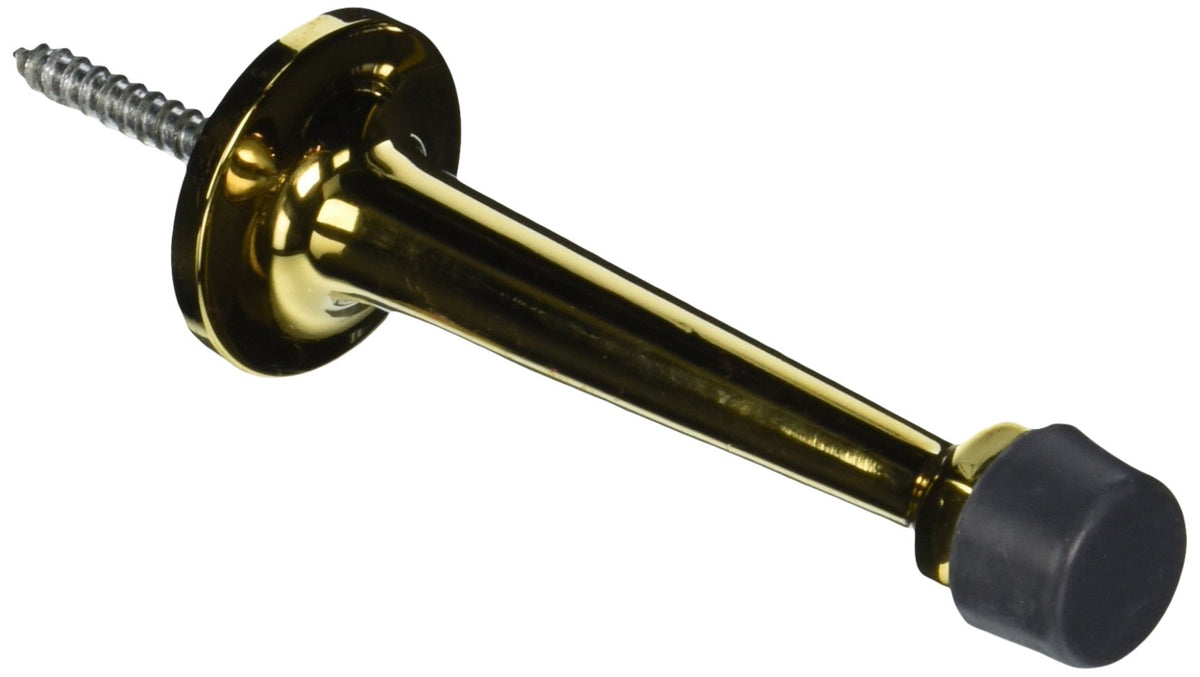 Deltana BDS30CR003 Brass Baseboard Door Bumper 3-1/4"