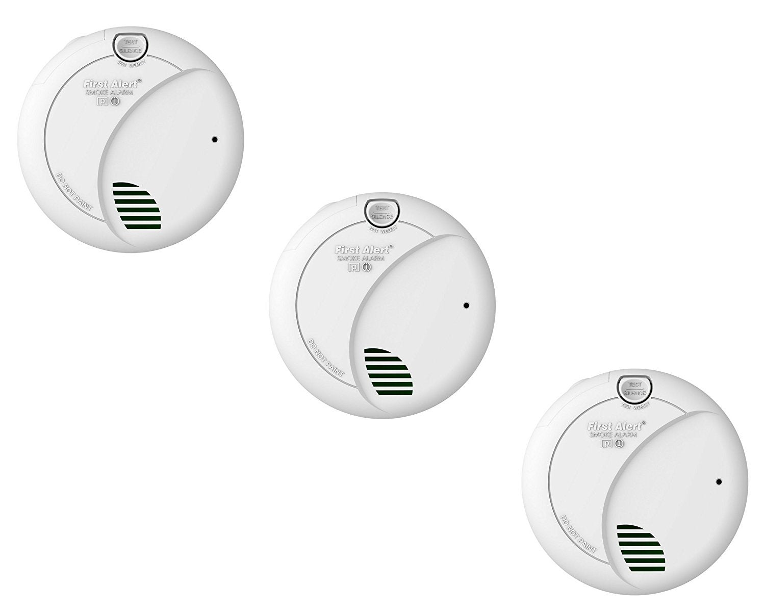 BRK 7010B Hardwire Smoke Alarm 3 Pack