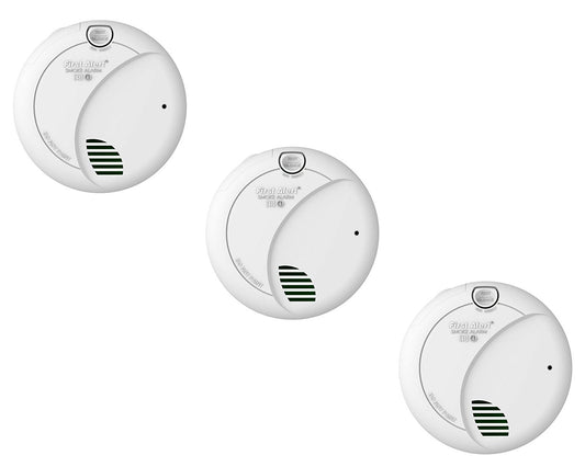 BRK 7010B Hardwire Smoke Alarm 3 Pack