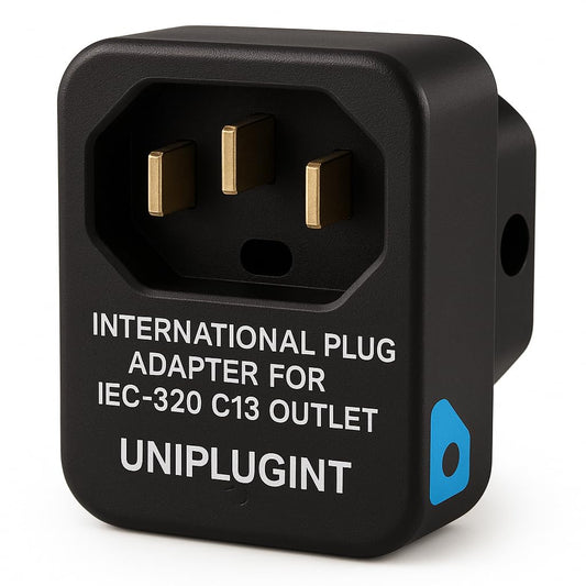 IEC-320 C13 Outlet Adapter for Intl Plugs