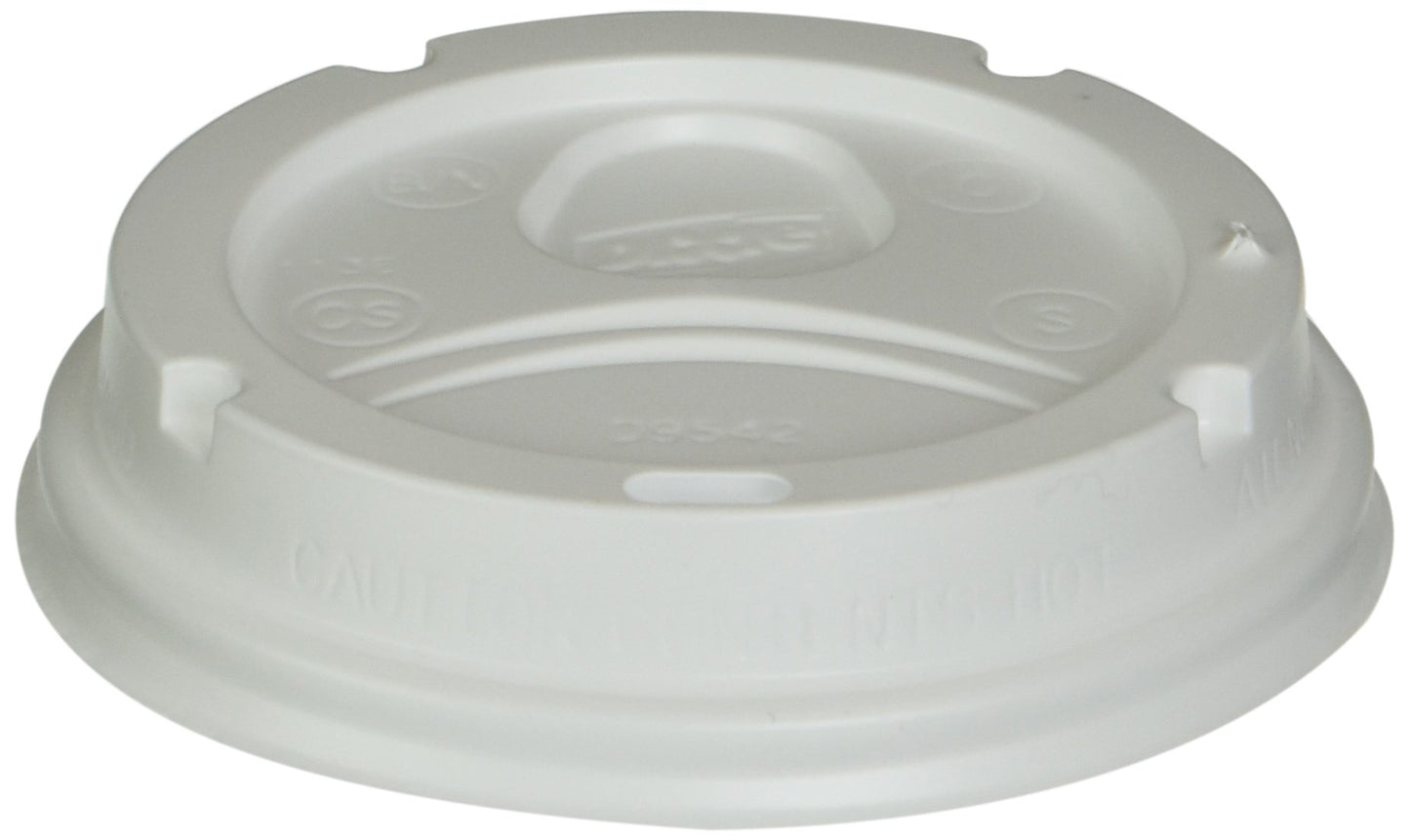 Dixie 9542500DX Dome Lids, f/PecfecTouch Cup 12/16 oz, 50/PK, WE