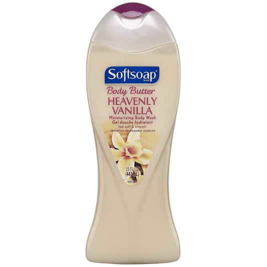 Softsoap Heavenly Vanilla Body Wash,443 Milliliter